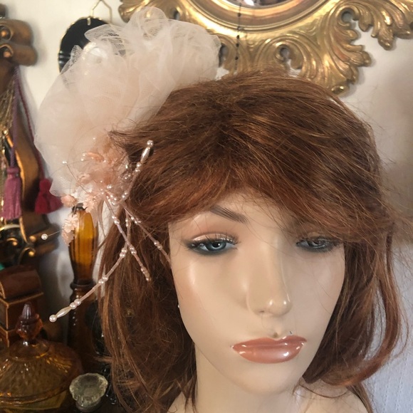 Vintage FASCINATOR w Hair Comb main image 7